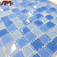 High Quality Home Square Blue Pool Swimming Crystal Mosaic Tile Glass manufacturer