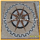  Cheap Natural Travertine & Marble Stone Mosaic Pattern for Floor Decoration