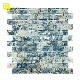 High Quality Mixed Color Glossy Crystal Glass Bathroom Background Tiles Mosaic