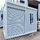 Mobile Prefab Cabin Kit 10FT Prefabricated Container House with Roller Shutter Door manufacturer