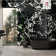  New Design 3600*1200 Extra Glossy Large Black and White Marble Porcelain Wall Tiles