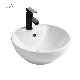 Porcelain Hotel Ceramic Washbasin Bathroom Vanity Wash Basin Round Bathroom Sinks