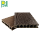 Outside Backyard Rectangle HDPE Bamboo Plastic WPC Coextruded No Gap Decking Floor