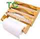  Wall-Mount Bamboo Roll Organizer Holder with Napkin Holder