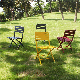  Darwin Modern Outdoor Leisure Aluminum Camping Chair Metal Comfortable Garden Dining Folding Chair