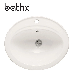 Popular Design Bathroom Ceramic Wash Hand Basin (PL-4203) manufacturer