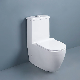  Customized Hotel Sanitary Ware Bathroom One Piece Ceramic Toilets Modern Washdown Flushing Wc Toilet Set