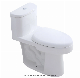  Ortonbath Compact Modern Design One Piece Dual Flush Water Closets with Soft Closing Toilet Seat