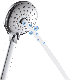 High Pressure Oxygen Rich Two Spray Mode ABS Plastic Chrome Hand Held Shower Head Sanitary Ware Bathroom Accessories Shower Mixer