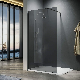  Black Stainless Steel Smoked Glass Shower Screen Supply China