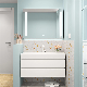  Water Proof Wall Mounted Bathroom Cabinet Porcelain Sink Sanitary Ware