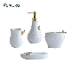 Ceramic Household Dental Toothbrush Holder Wash Set Homestay Bathroom Supplies Bathroom Accessories Bathroom Appliances