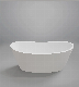 Luxury Modern Style Irregular Shaped Indoor Solid Surface Acrylic Freestanding Bathtub