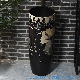 Vintage Color Jingdezhen Pedestal Ceramic Porcelain Integrated High Foot Outdoor Wash Basin Bathroom Sink