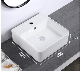  Bathroom Sink Ceramic Wash Basin China Manufacturer Art Basin White Sanitary Ware Bathroom Vessel Vanity Above Counter Basin [301]