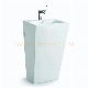 Sanitary Ware Bathroom Ceramic Washing Sink Freestanding Pedestal Basin manufacturer