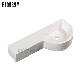 Solid Surface Wall Hung Simple Stone Resin Bath Basins for Small Bathroom