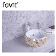 Chinese Sanitary Ware Porcelain Ceramic Bathroom Wash Hand Vanity Lavabo Good Quality Artistic Basin manufacturer