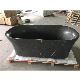  Custom Villa Marble Bathing Black Marble Bathtub Bathroom Set Marble Stone Bath Tub