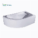 Bathroom Acrylic 54 Inch Soaking Corner Sector Bath Tub Unit manufacturer