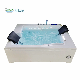 Chinese Shower Freestanding Bathtubs Computer Control Whirlpool Tub with Pillow manufacturer