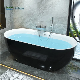  CE Oval 1400 mm Bath Tub Easy to Clean Acrylic Freestanding Bathtubs