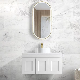  White Bathroom Cabinet Water Proof Sanitary Ware with New Design LED Smart Mirror