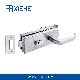 Xh-8115 Zinc Alloy Frameless Glass Lock with Fixed Handle for Glass Door