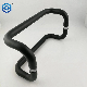 Black Round Offset Cranked Glass Wood D Shape Pull Handle manufacturer