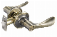 Handle Lockset for Security, Tubular Zinc Alloy Lever Lock, Door Lock,