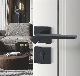  Room Handle Mortice Home Door Lock with Key Interior Zinc Material Door Handle Lock -R40-H128