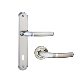 Modern Style Indoor Dual Latch Room Door Panel Handle Lock with Key