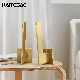 Zinc Alloy Safety Gold Luxury Privacy Door Lever Lock Knob Pull Handles