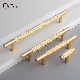 Golden Aluminum Alloy Wardrobe Drawer Handle