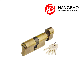  European Standard Brass Door Lock Cylinder Types Hardware Profile Cylinder for Household Door Locks