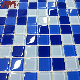  Wholesale Manufacturers Blue Square Glass Crystal Swimming Pool Tile Mosaic