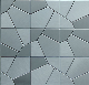 Metal Mosaic for Wall Building