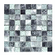 Tanzania Style Wall Background Crystal Aluminum Metal Mix Glass Mosaic