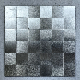  Silver Metallic Tile Sheets Stainless Steel & Aluminum Blend Mosaic Tiling Kitchen Designs Diamond Tiles Backsplash