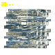  Foshan Manufacturer Building Material Long Strip Crystal Glass Mosaic Wall Tiles