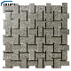 Hot Sale Decoration Basket Wave Cinderella Grey Marble Mosaic