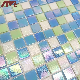 Foshan 300X300mm Indoor Wholesale Blue Swimming Pool Crystal Mosaic Ceramics Tiles manufacturer