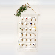  Wholesale Christmas Decorations Supplies Hanging Wall Countdown Plain Canvas Wooden Empty Advent Calendars