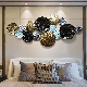 Wholesale Light Luxury Large Iron Wall Decors Wall Hanging Decorative Metal Frame Decor for Living Room