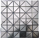 Silver Stainless Steel Mosaic Shinning Tiles manufacturer