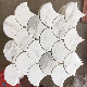 Wholesale Century Mosaic Tile Cararra White Marble Fan Shape Stone Mosaic Tiles