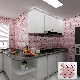  295 X 335 mm Fan Shape Design Kitchen Wall Tile Porcelain Mosaic