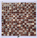  Crystal Stone Mosaic 23by23mm with Iridium Electroplate Crystal Glass Mosaic