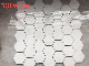 Wall Decorative Hexagon Shape White Stone Marble Mosaic manufacturer