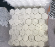 Polish Carrara White Marble Mosaic Tile for Project/Construction/Bathroom Wall Design